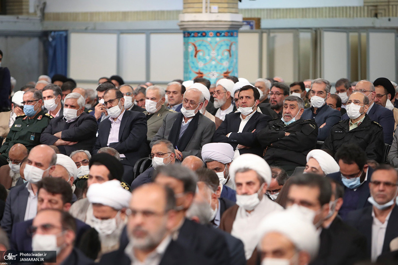 دیدار رمضانی مسئولان نظام با رهبر معظم انقلاب