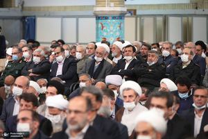 دیدار رمضانی مسئولان نظام با رهبر معظم انقلاب