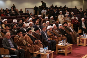 مراسم رونمایی از کتاب«سَلُونِی قَبْلَ‏ أَنْ‏ تَفْقِدُونِی؛ تحریر نهج البلاغه»، تالیف آیت الله العظمی جوادی آملی