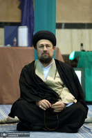 مراسم جشن میلاد امام حسین (ع) و روز پاسدار در حسینیه جماران‎‎