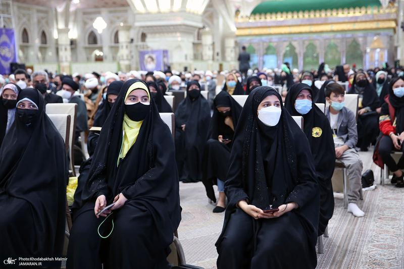 مراسم دوازدهمین سالگرد رحلت همسر گرامی امام و بیست و هفتمین سالگرد ارتحال سید احمد خمینی (ره)