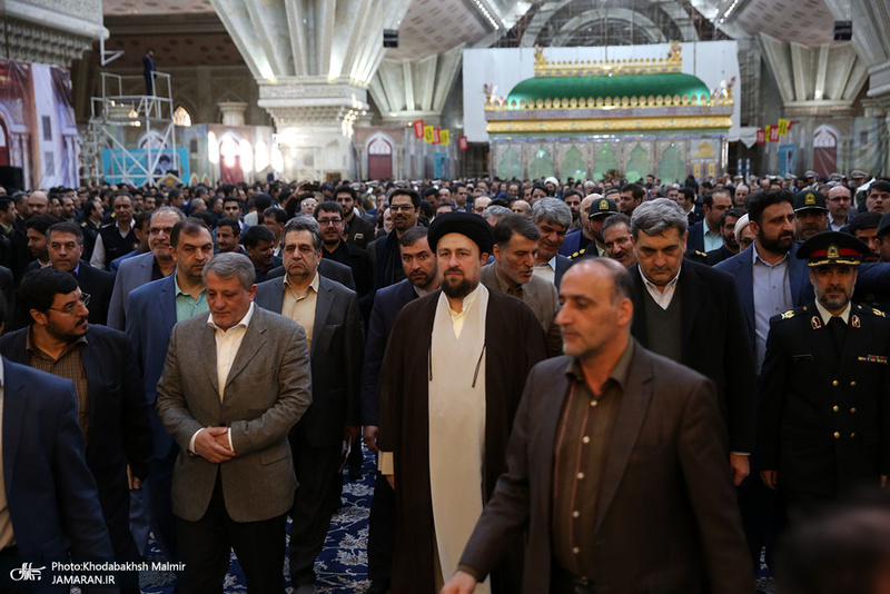 تجدید میثاق شهردار تهران و اعضای شورای اسلامی شهر تهران با آرمان های امام(س)