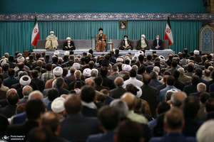 دیدار مسئولان نظام و سفرای کشورهای اسلامی با رهبر معظم انقلاب