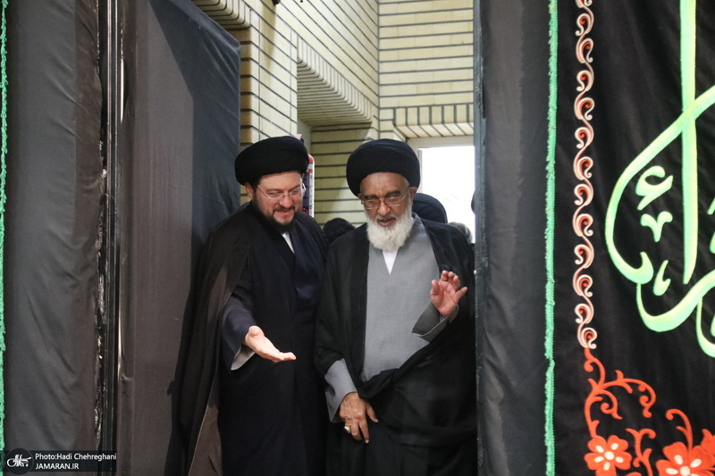 مراسم عزاداری ماه محرم در بیت مرحوم آیت الله العظمی هاشمی شاهرودی‎‎