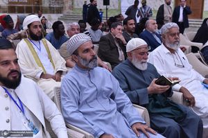 تجدید میثاق مهمانان سی و نهمین اجلاس وحدت اسلامی با آرمان‌های امام خمینی(س) -1