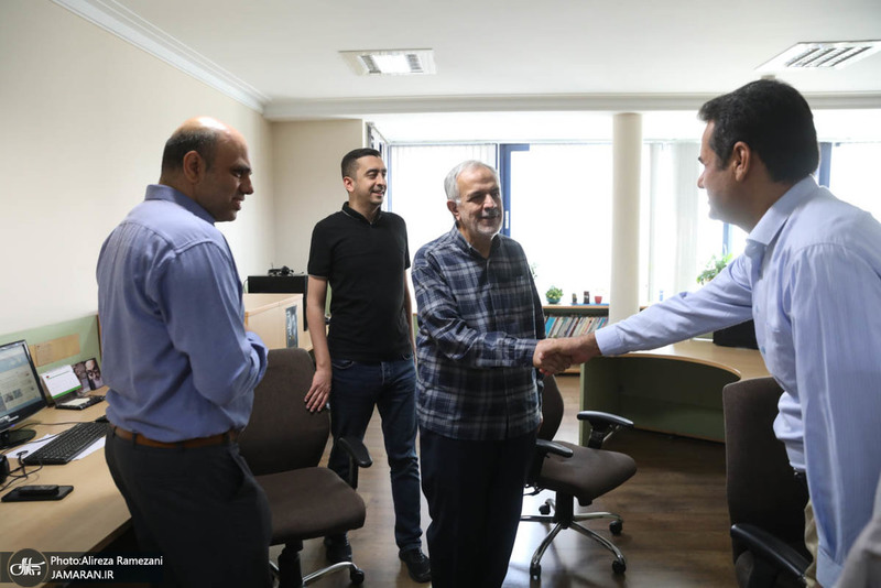 بازدید احمد مسجد جامعی از پایگاه خبری جماران