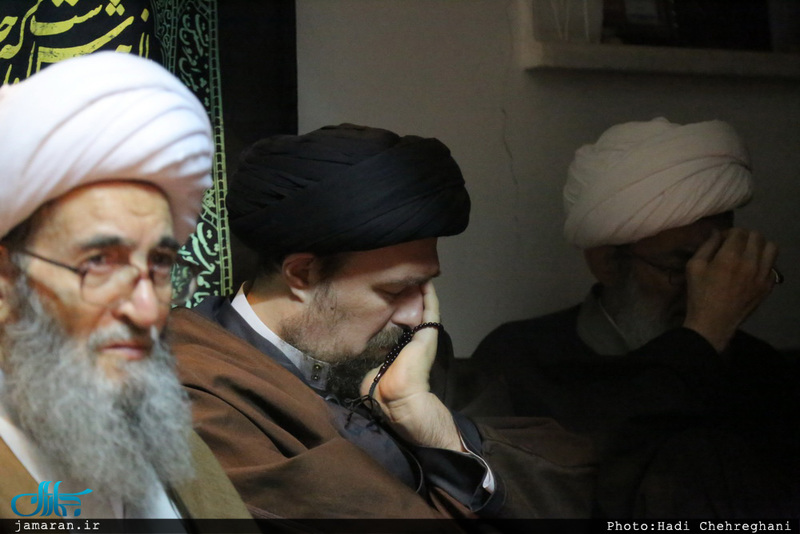 مراسم عزادارى شهادت حضرت فاطمه زهرا(س) در بيت آيت الله دوستى زنجانى