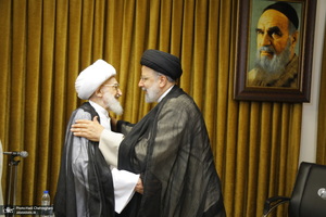 دیدار رئیس جمهور با مراجع عظام تقلید