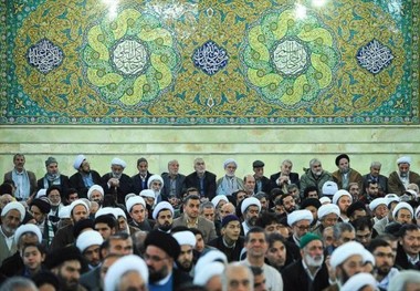 آیین جشن میلاد پیامبر(ص) در دفتر رهبری در قم برگزار شد