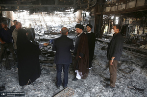 بازدید سید حسن خمینی از ساختمان شیشه ای صداوسیما