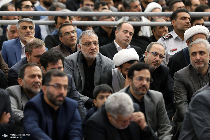 حضور شخصیت‌های سیاسی و مسئولان کشوری و لشکری در مراسم سالگرد ارتحال حضرت امام خمینی (س) -2