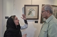 حضور علی ربیعی در اختتامیه چهارمین نمایشگاه هنری «ریشه‌های مانا» (3)