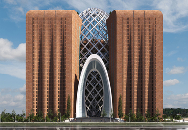 ساخت بزرگترین کتابخانه جهان تشیع در قم/ بازدید نماینده آیت‌الله‌العظمى سیستانى و رییس دانشگاه آزاد اسلامی از مراحل این پروژه + فیلم