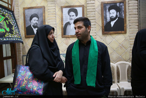 بازدید حجت الاسلام و المسلمین سید محمود دعایی از بیت امام در نجف