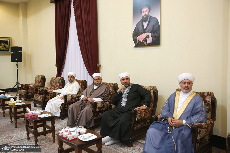 دیدارجمعی از علمای اهل سنت کشور سوریه با سید حسن خمینی