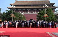 مراسم رژه نیروهای مسلح چین به مناسبت هشتادمین سال پایان جنگ جهانی با حضور پزشکیان رئیس جمهور ایران (8)