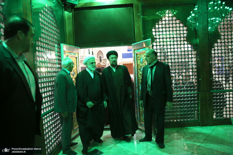 تجدید میثاق رئیس قوه قضائیه و مسئولان عالی قضایی با آرمان‌های حضرت امام خمینی (س)