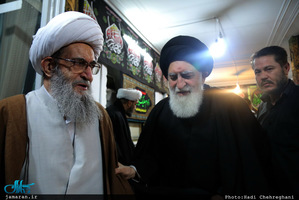 مجلس عزادارى شهادت حضرت صديقه طاهره(س) در بیت آيت الله دوستى زنجانى