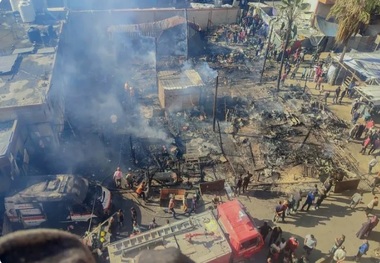 اسرائیل یک برج مسکونی دیگر را در غزه ویران کرد + فیلم