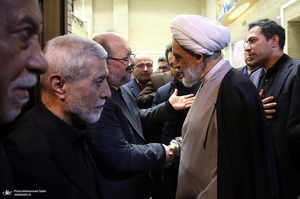 مراسم ترحیم مادر محمد شریعتمداری