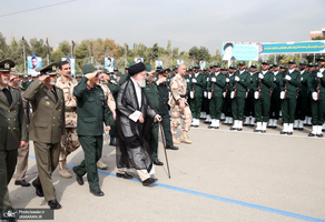 حضور فرمانده کل قوا در مراسم دانش‌آموختگی دانشجویان دانشگاه امام حسین(ع)