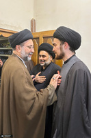 مراسم بزرگداشت آیت الله موسوی بجنوردی (ره) در بیت امام خمینی (س) در نجف اشرف