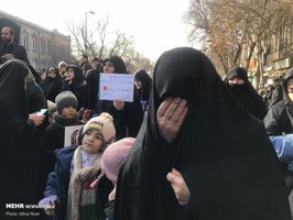 راهپیمایی مردم سراسر کشور در محکومیت ترور سردار قاسم سلیمانی 