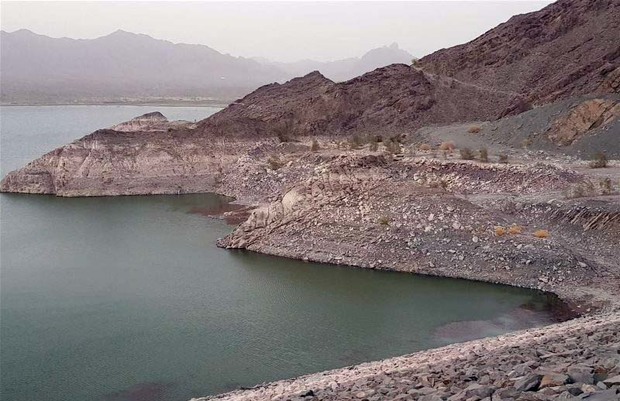 حجم آب سد خیرآباد نیکشهر به شدت کاهش یافته است