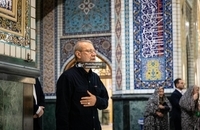 لاریجانی به حرم مطهر امام رضا (ع) رفت (1)