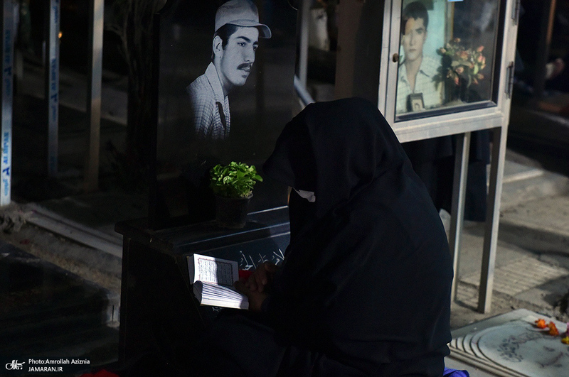 احیای شب بیست و سوم ماه رمضان در گلزار شهدای بهشت زهرا (س)