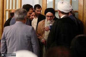 مراسم اولین سالگرد شهادت حجت الاسلام و المسلمین سید ابراهیم رئیسی در حرم مطهر رضوی