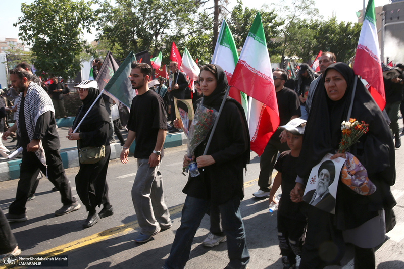 مراسم تشییع پیکر مطهر رهبر شهید انقلاب در تهران -5