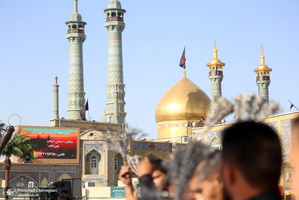 حال و هوای حرم کریمه اهل بیت در ظهر تاسوعای حسینی(ع)