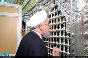 سفر رئیس جمهور روحانی به قم 