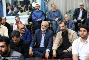 دیدار اعضای ستاد مرکزی بزرگداشت حضرت امام خمینی(س) با سید حسن خمینی