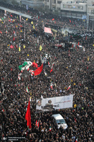 حضور میلیون ها تهرانی در تشییع پیکر مطهر سردار قاسم سلیمانی - 3