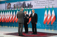 پزشکیان و عراقچی در تبریک سالروز پیروزی انقلاب اسلامی از سوی سفرا و رؤسای سازمان‌های بین المللی مقیم تهران (7)