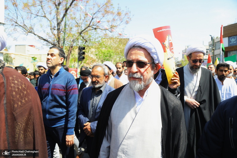 راهپیمایی باشکوه روز قدس در قم -1