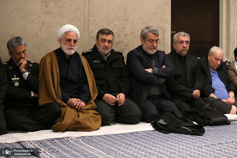 مراسم بزرگداشت شهید حاج قاسم سلیمانی و همرزمانش در حسینیه امام خمینی (ره)