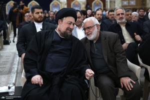 دیدار رئیس و اعضای کمیته امداد با سید حسن خمینی