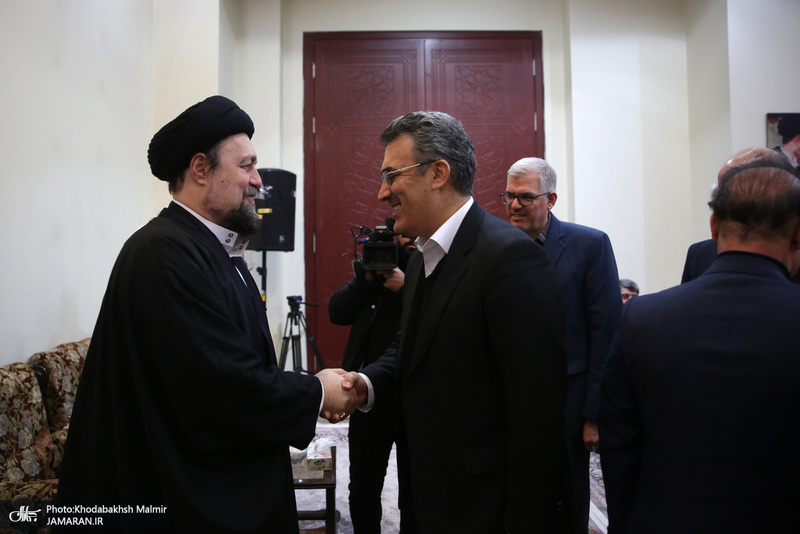 دیدار وزیر ارتباطات و معاونین با سید حسن خمینی
