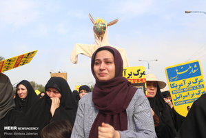 راهپیمایی مردم سراسر کشور در محکومیت ترور سردار قاسم سلیمانی 