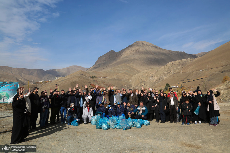 پویش حفاظت از محیط زیست و پاکسازی حریم و حاشیه روستاهای منظقه 22