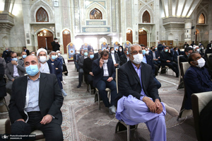 تجدید میثاق رئیس مجلس شورای اسلامی و نمایندگان با آرمان های حضرت امام (س)