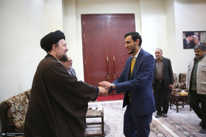 تجدید میثاق رئیس و جمعی از مدیران سازمان صداوسیما با آرمان‌های امام خمینی(س)-2