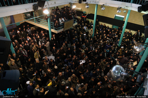 مراسم وداع با پیکر آیت الله هاشمی رفسنجانی(ره) در حسینیه جماران-7