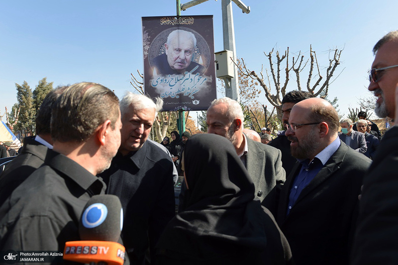 مراسم تشییع و خاکسپاری صلاح زواوی سفیر سابق فلسطین در تهران