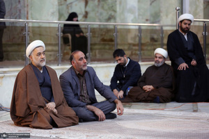 مراسم چهلمین روز ارتحال آیت الله حاج شیخ محمد رضا رحمت در حرم مطهر امام خمینی (س)