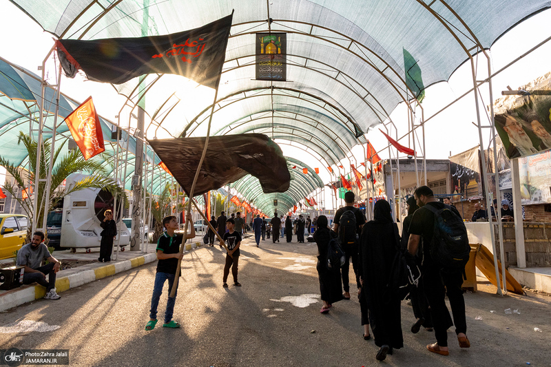 هم قدم با زائران اباعبدالله الحسین (ع)؛ چذابه