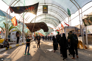 هم قدم با زائران اباعبدالله الحسین (ع)؛ چذابه
